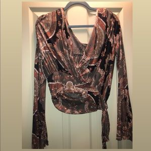 Free people bell sleeve top